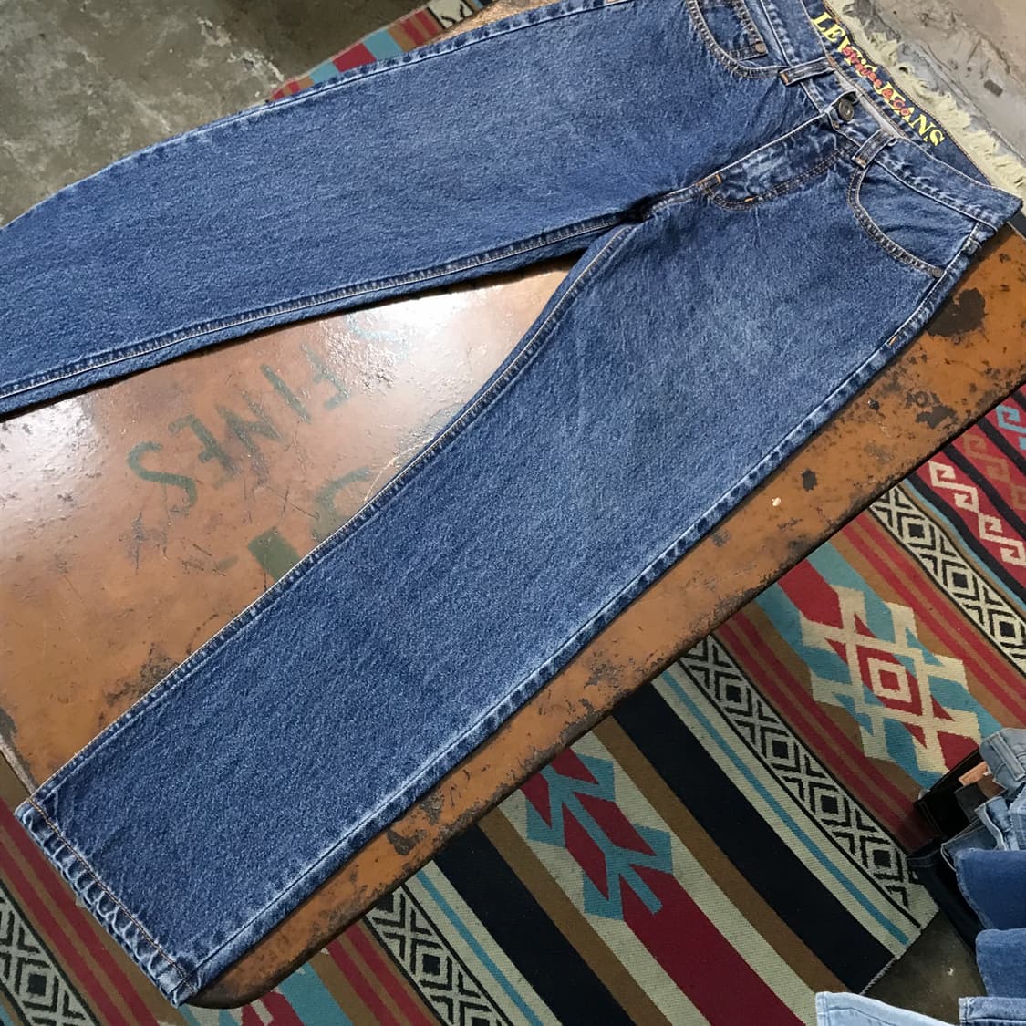 Usa 리바이스 505 중청 데님 팬츠 허리 30 사이즈 상품이미지3