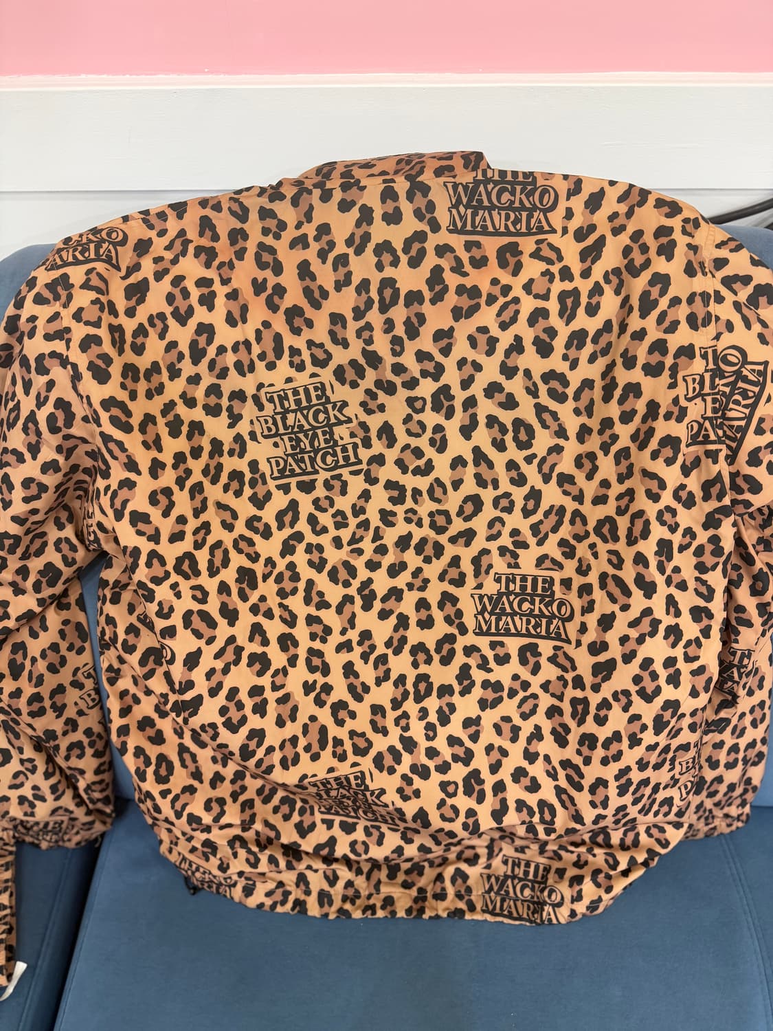 외코마리아 블랙이이패치 레오파드 셋업 상품이미지2