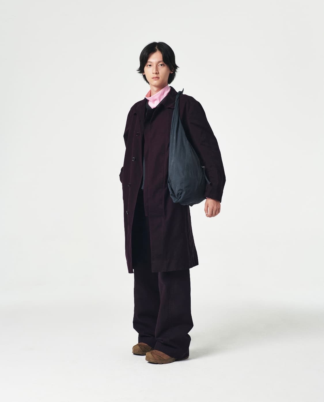 EE 24FW 퍼플 코트 S 상품이미지1