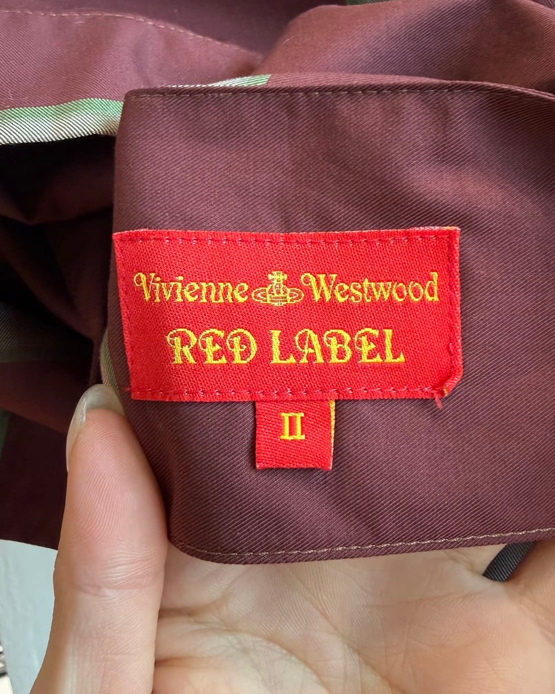 비비안 웨스트우드 레드라벨 하트 카라 체크 하프 셔츠 상품이미지7