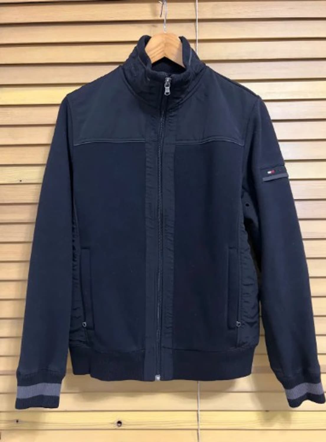 타미힐피거 남성 블랙 집업자켓 후리스점퍼 S 상품이미지2