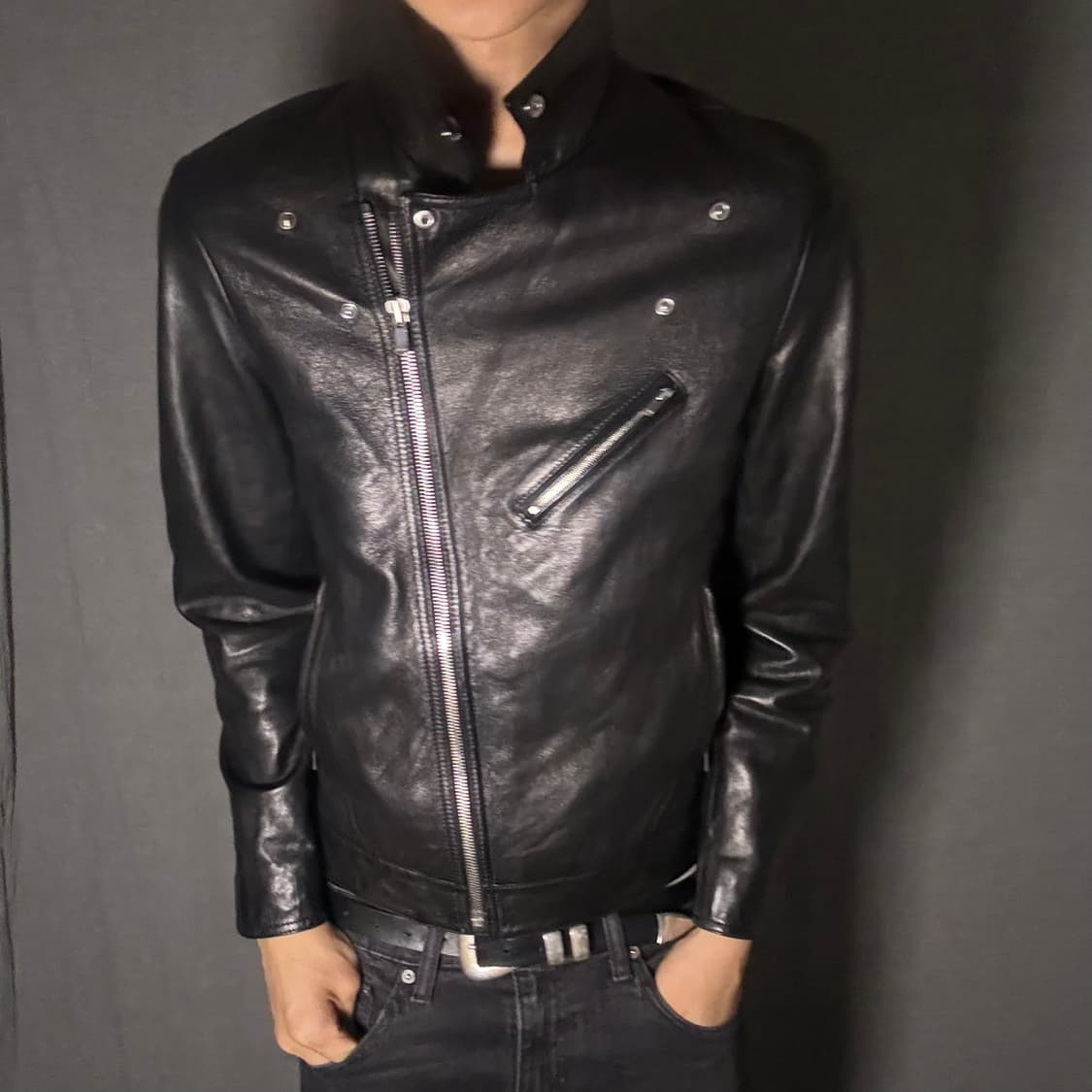 lamb skin rider leather jacket 상품이미지1