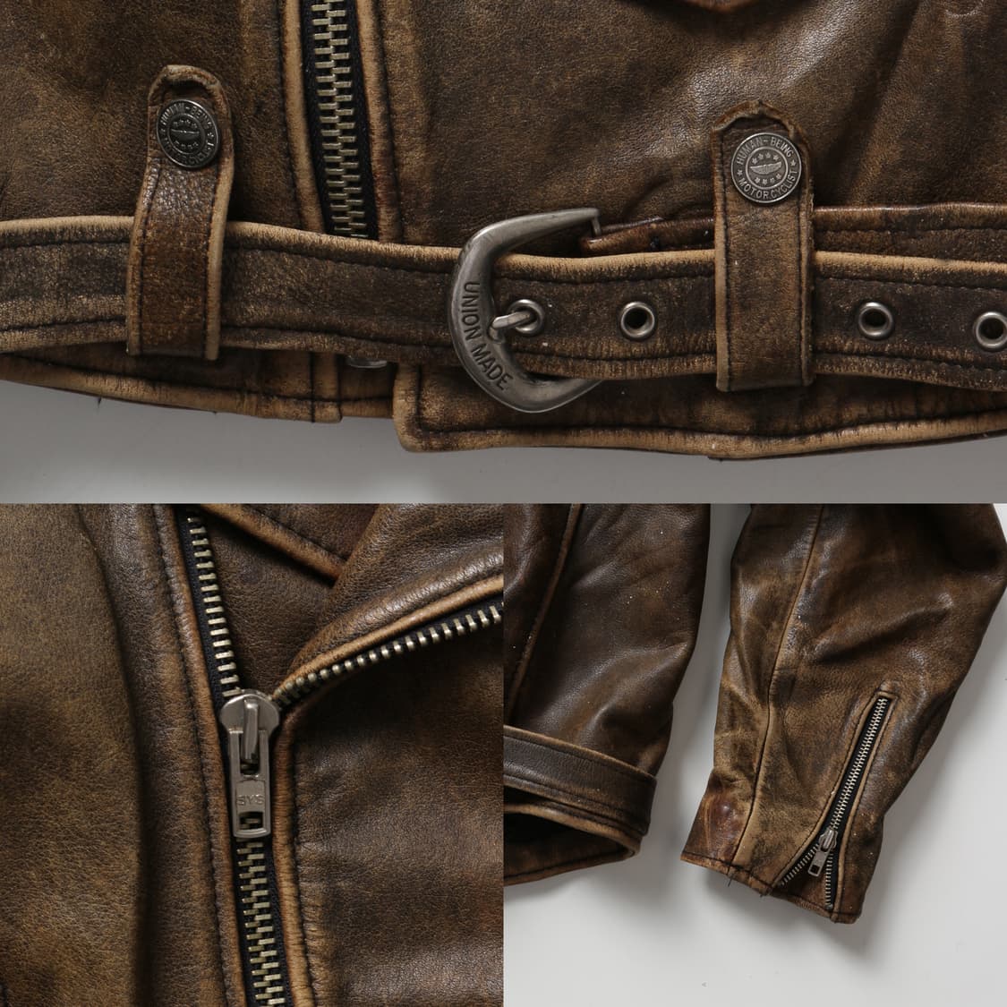 HUMAN BEING 레더 더블라이더 자켓   상품이미지5