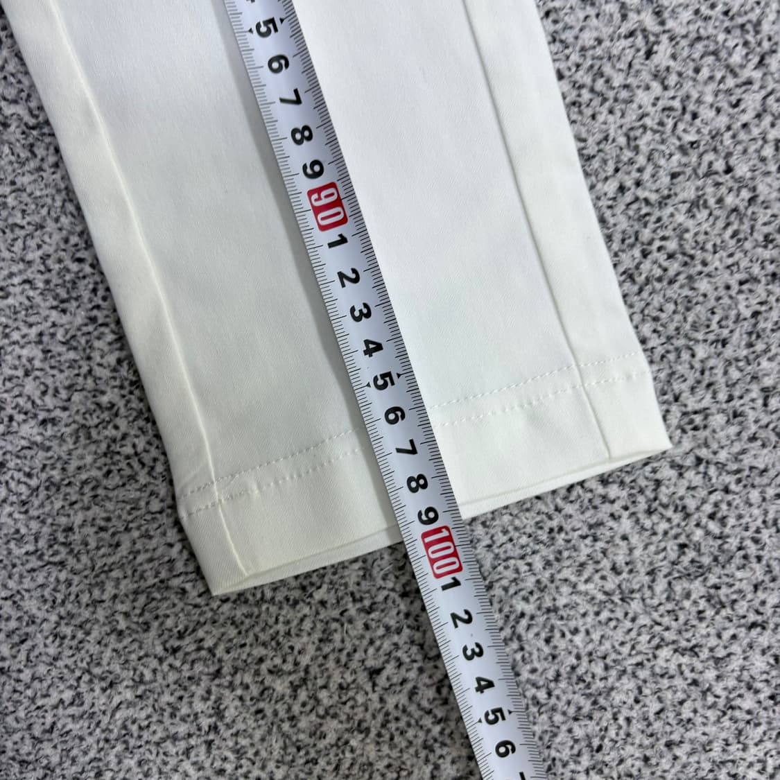 66 새상품 에쎄 밴딩 스판 바지 화이트 0602J2 상품이미지7