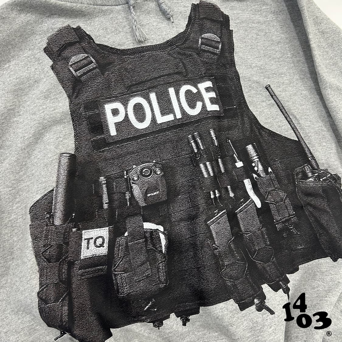 POLICE VEST 커스텀 후드티 🚓🚨 상품이미지3