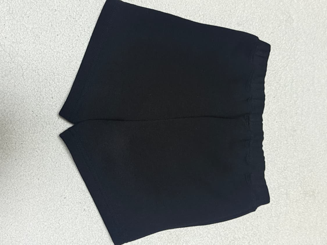 페일제이드 베이직 니트 쇼츠 반바지 블랙 1size 상품이미지2