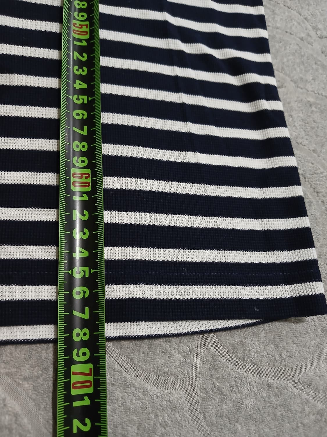 *Lacoste 스트라이프 반팔 티셔츠 (네이비) 상품이미지8