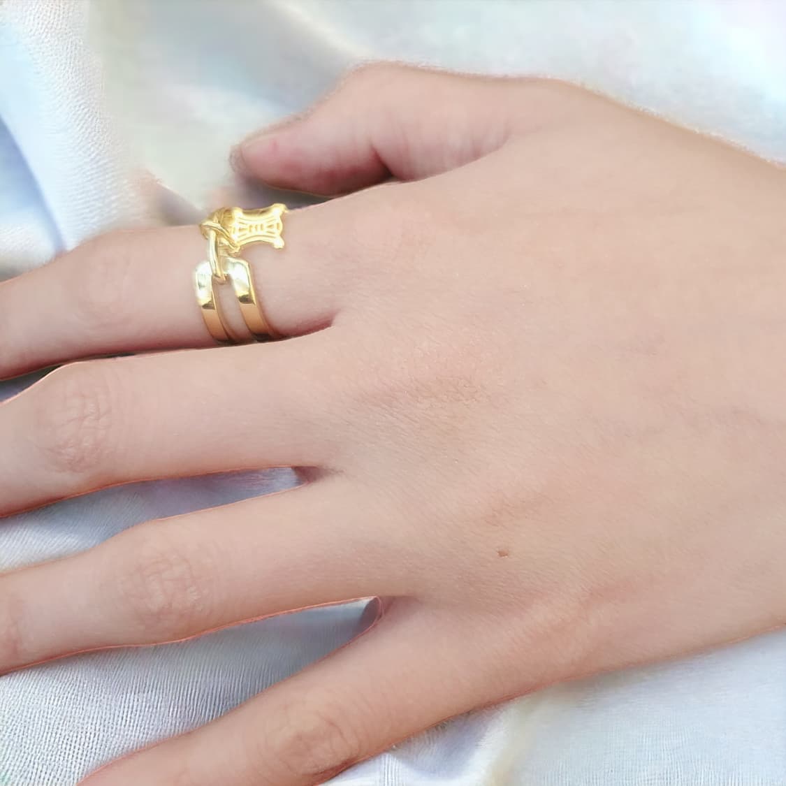 셀린느 트리옹프 925실버 반지 상품이미지4