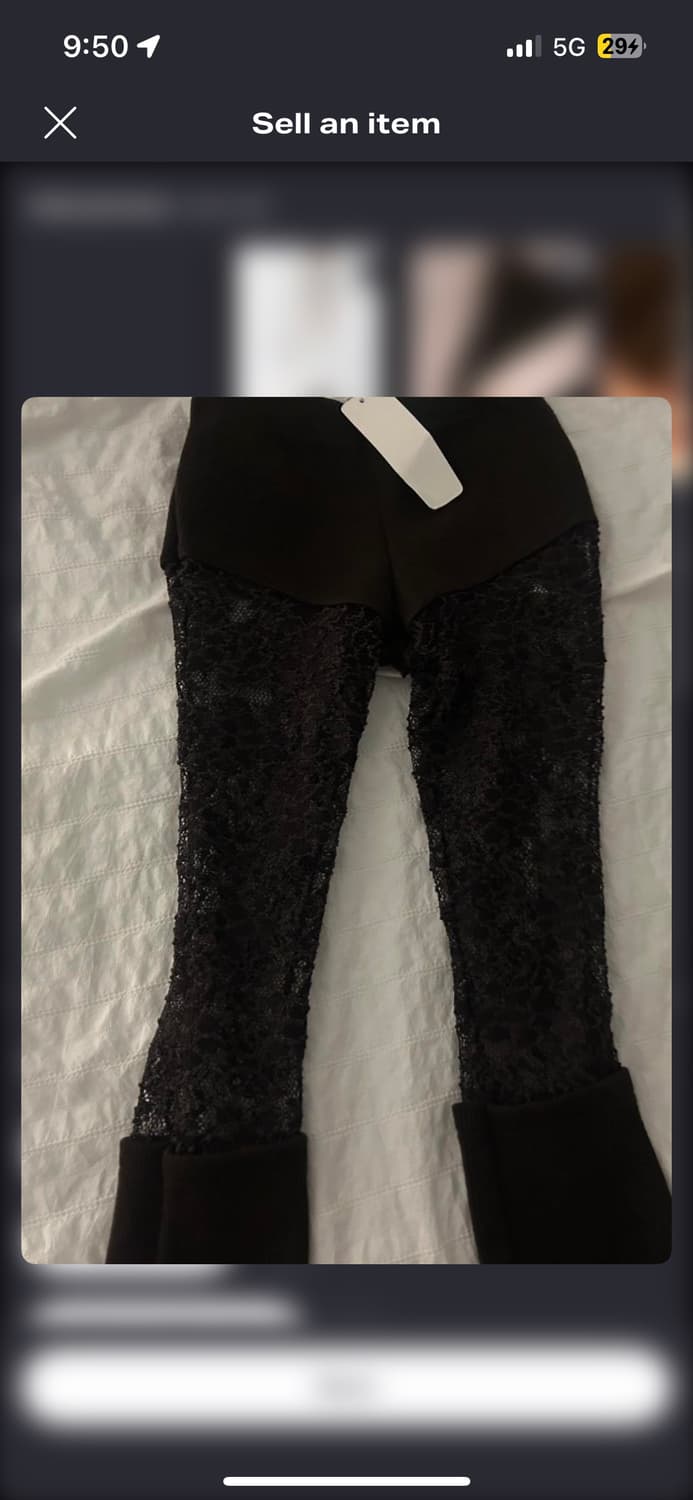 본네 bonnae 레이스 레그워머 레깅스 상품이미지1