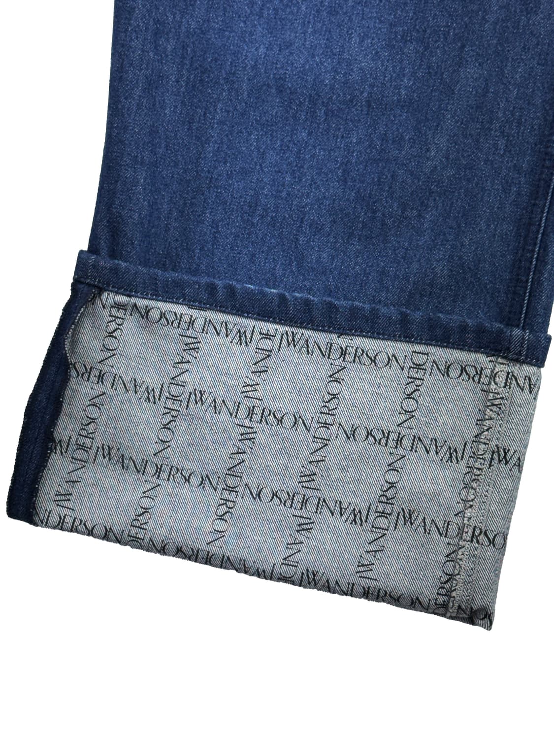 JW 앤더슨 로고 그리드 턴업 워크웨어 진 (새상품) 상품이미지5