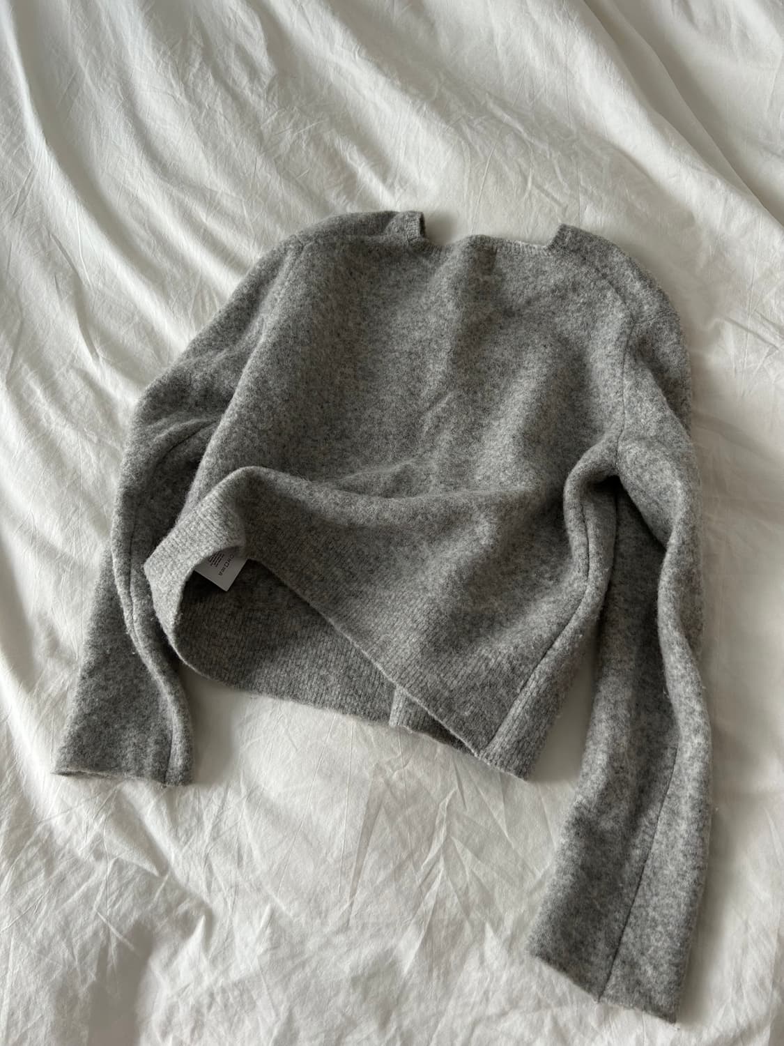 르 오버 클래식 알파카 니트 가디건 상품이미지3