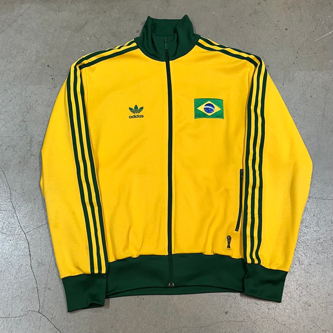 100 아디다스 브라질 옐로우 트랙탑 상품이미지2