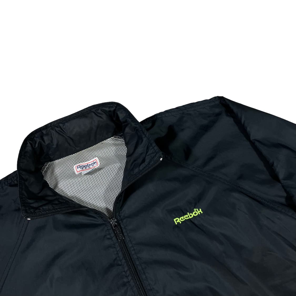 리복 빅로고 블랙 바람막이 자켓 상품이미지5