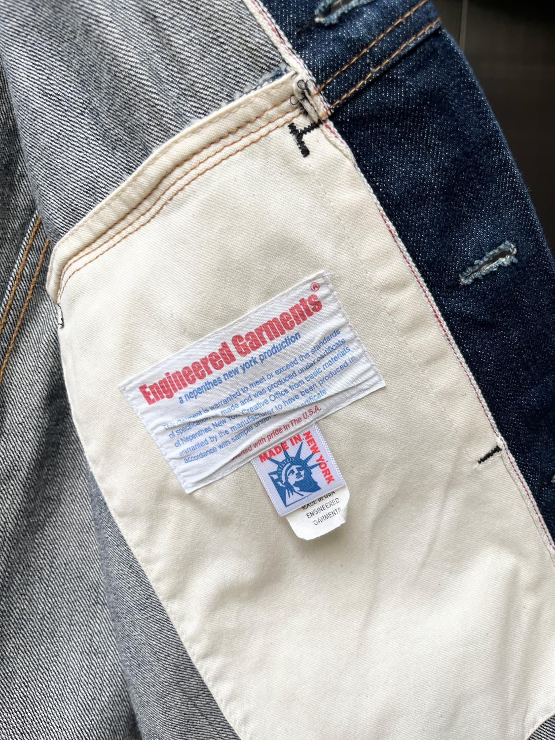 00s Engineered Garments 엔지니어드가먼츠 데님자켓 상품이미지4