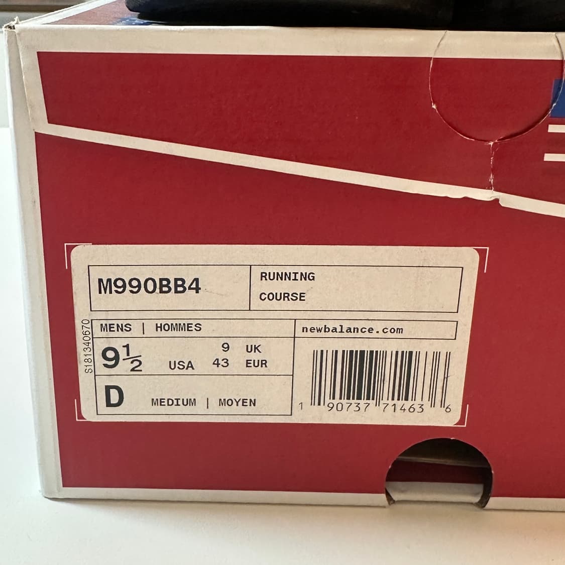 뉴발란스 990v4 트리플블랙 275 상품이미지7