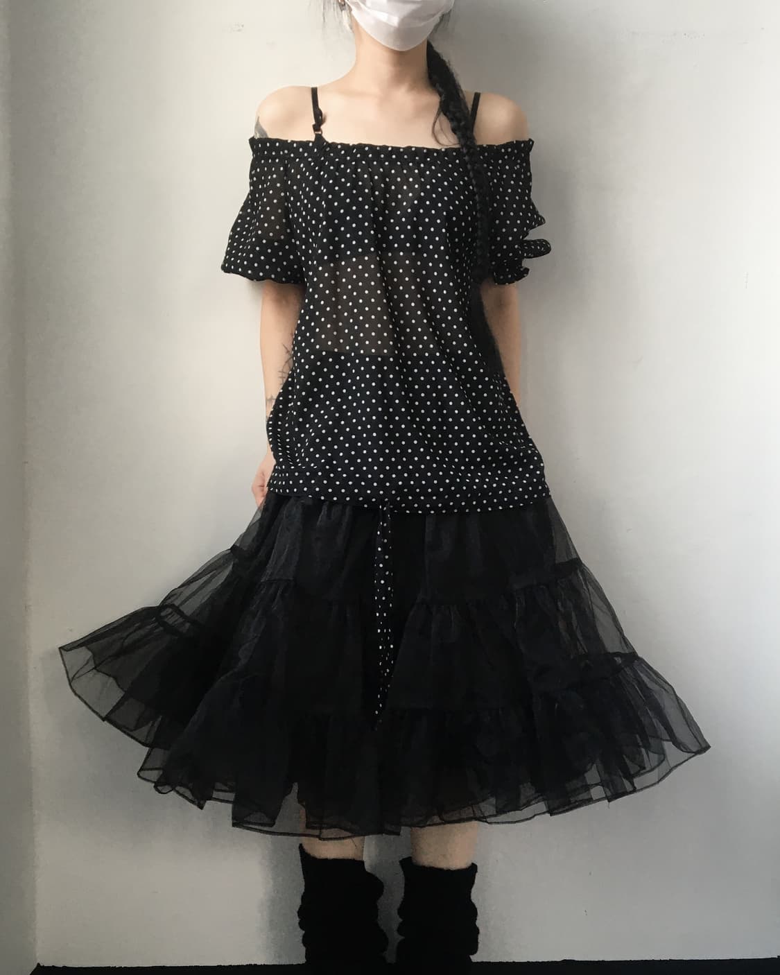 Dot pattern blouse 상품이미지6