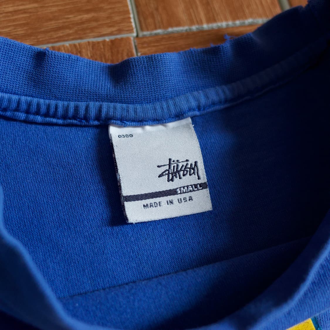 90’s Stussy usa made 1/2 tee 상품이미지5