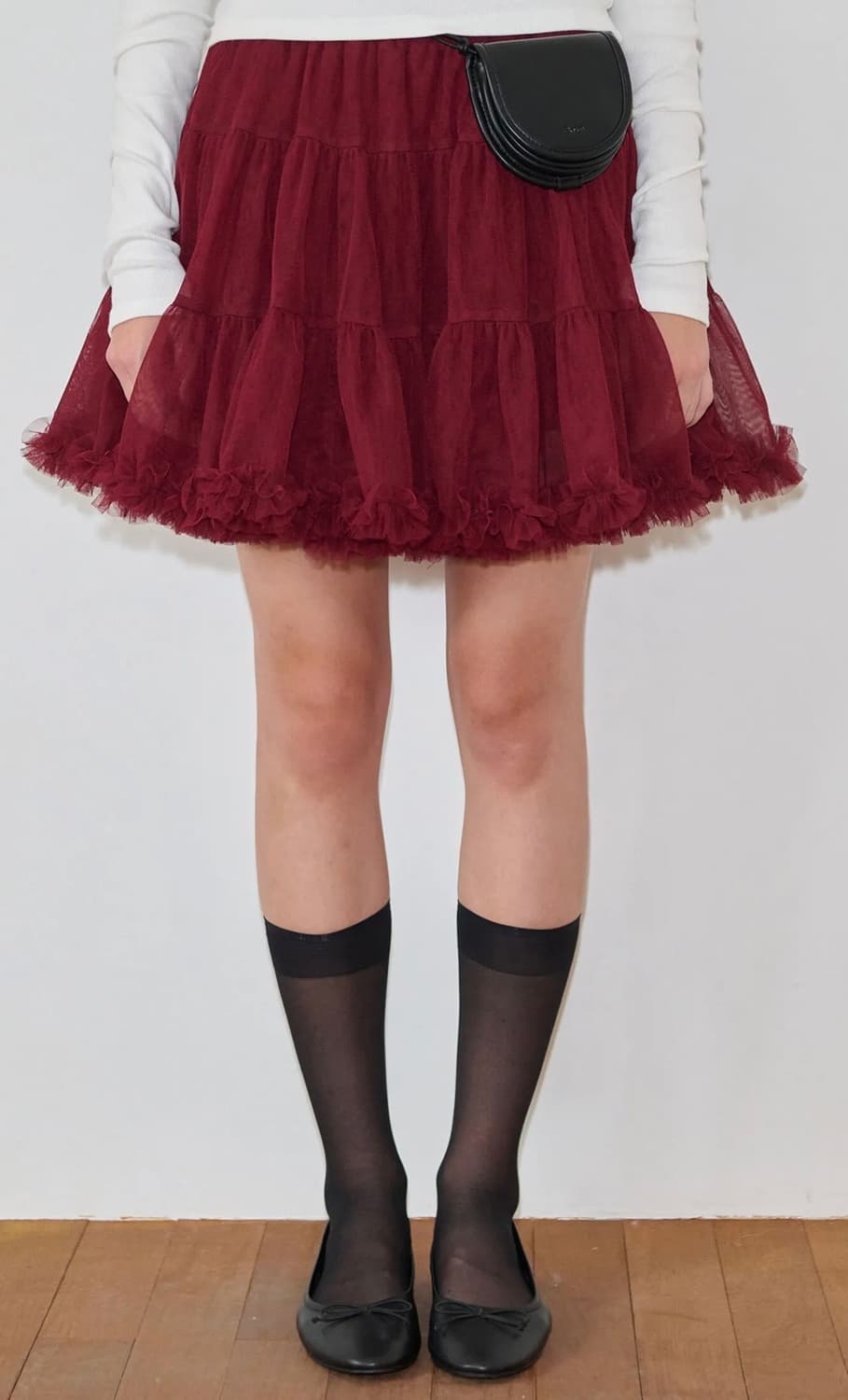 시눈 sinoon tute skirt 튜튜스커트(wine) 상품이미지3