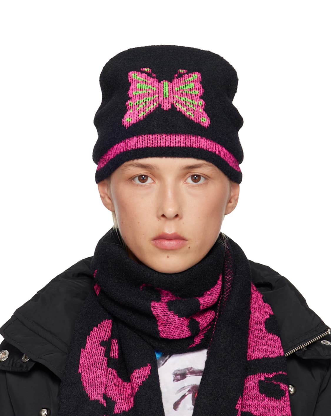 초포바 로위나 25fw Cyber Butterfly 비니 상품이미지1