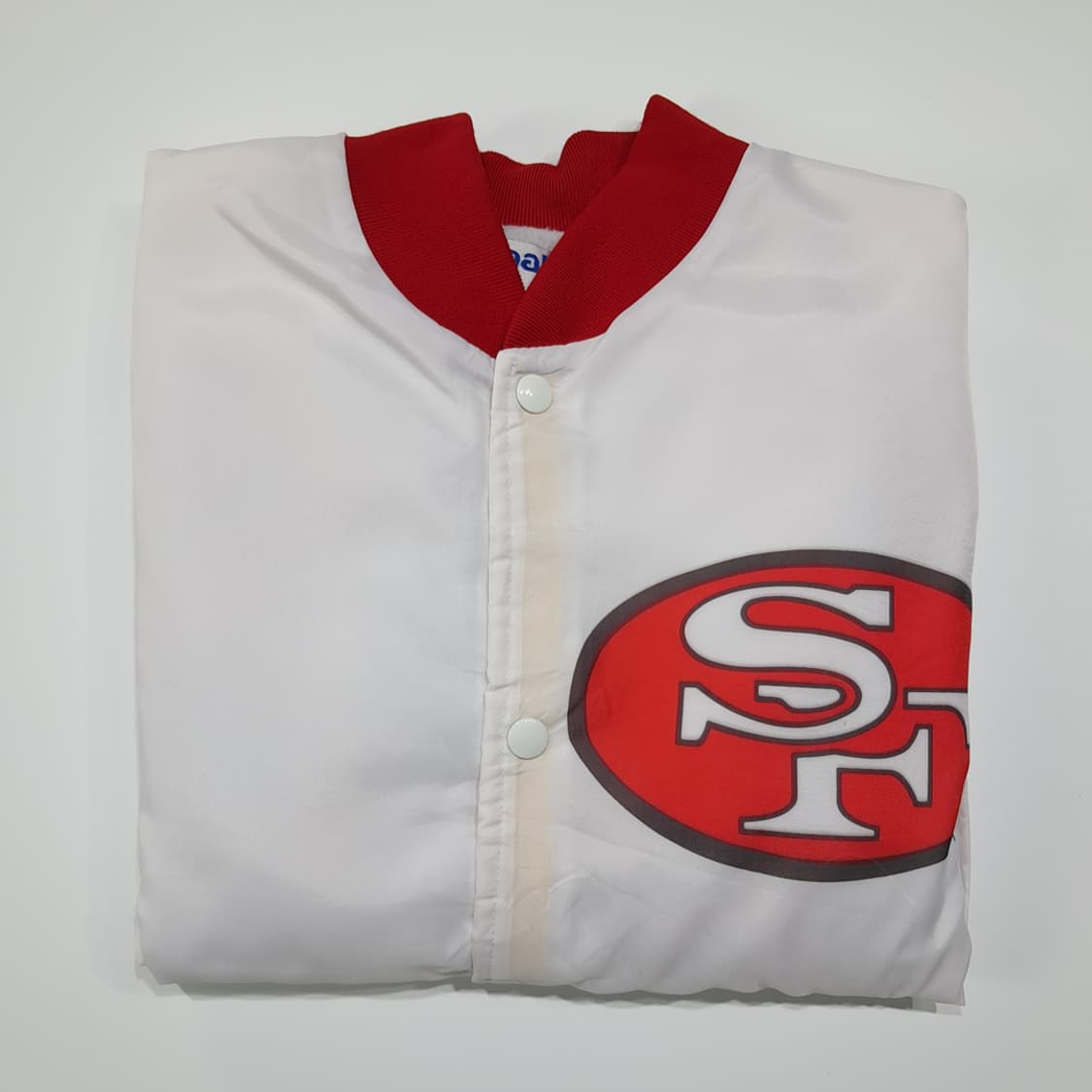 CL303 L 초크라인 90s 미국판 폴리 화이트레드골드 자켓 상품이미지9