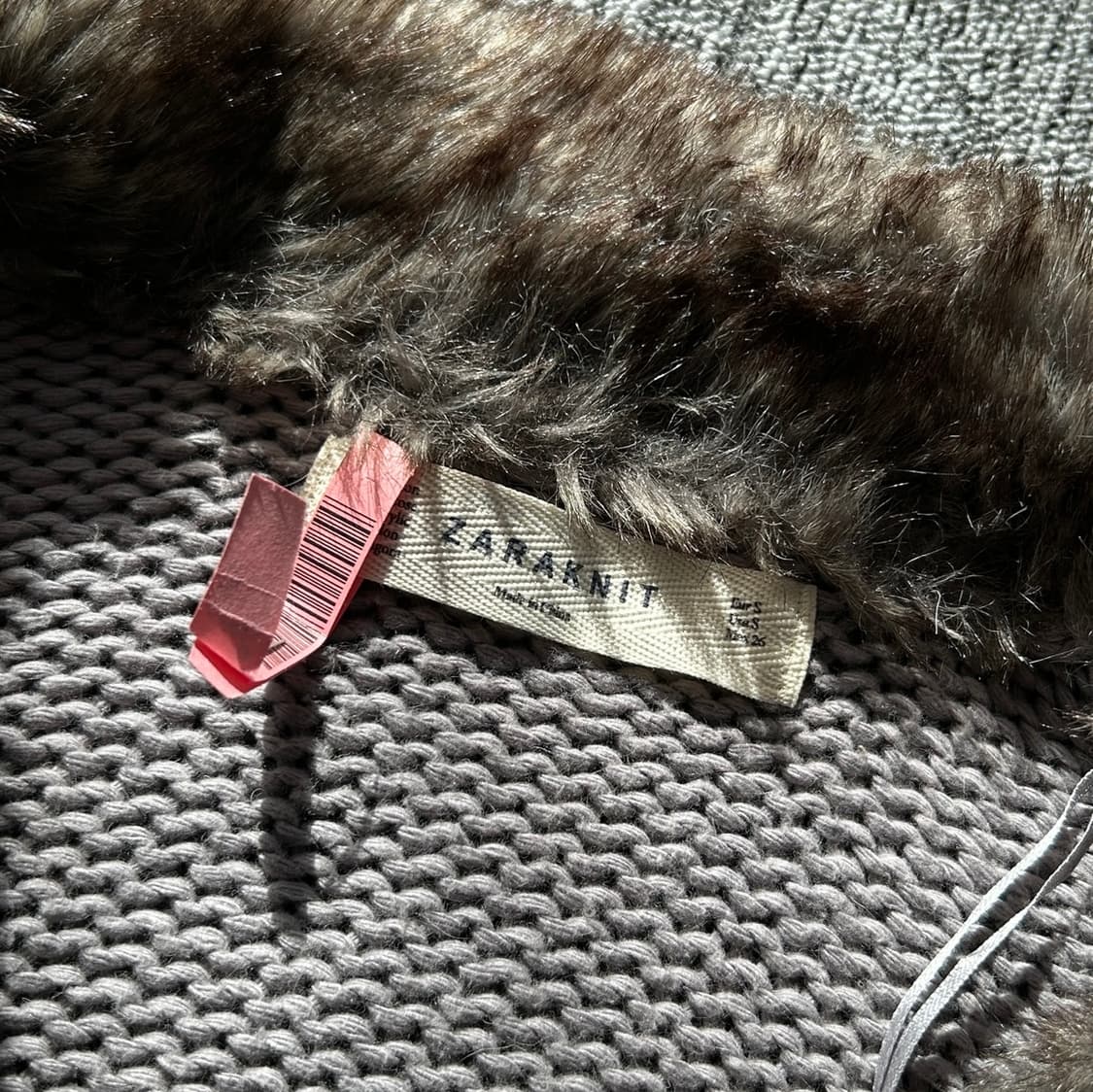 자라 퍼 트리밍 가디건  상품이미지7