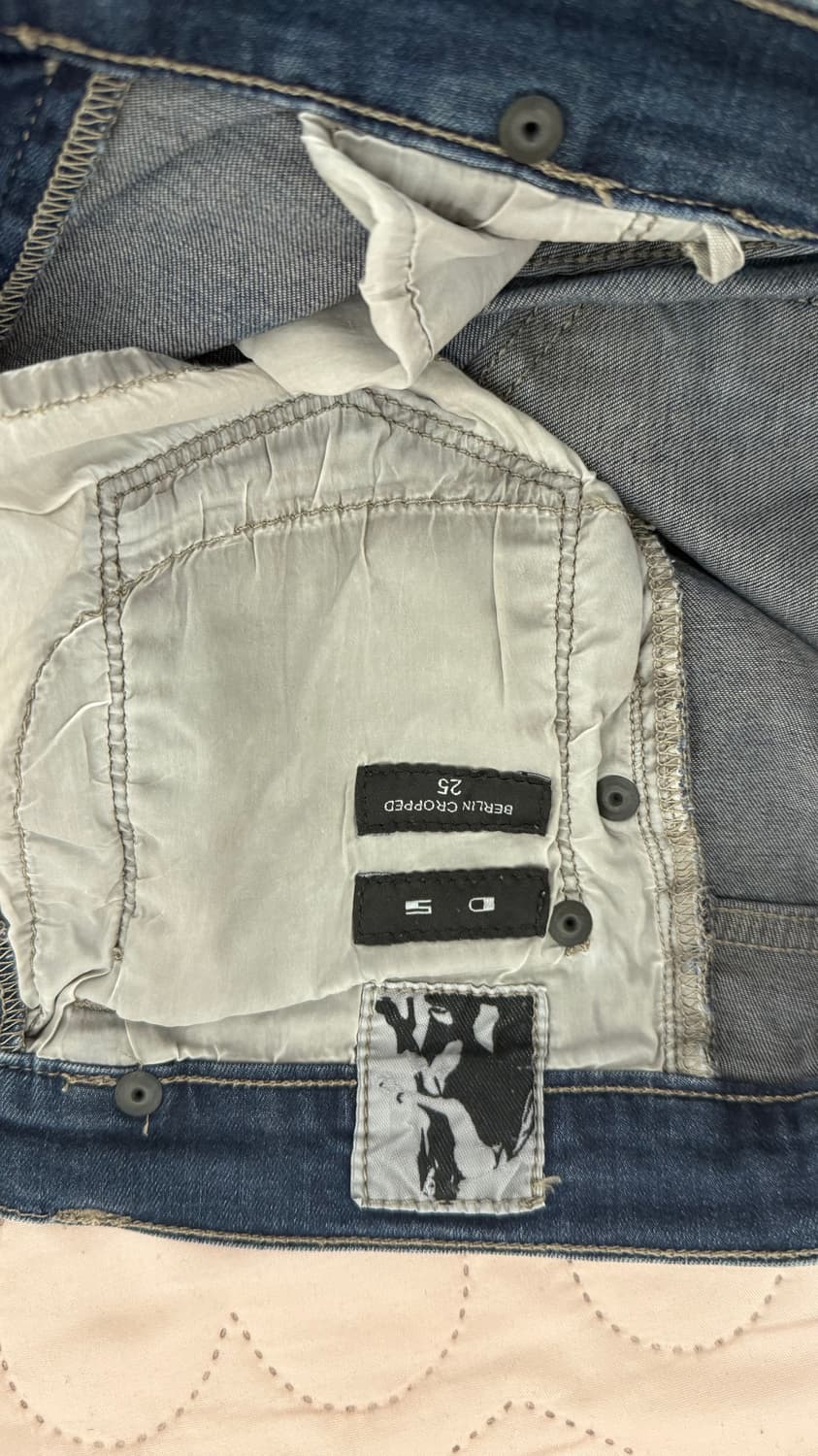 릭오웬스  Berlin cropped jean 국문택 상품이미지4