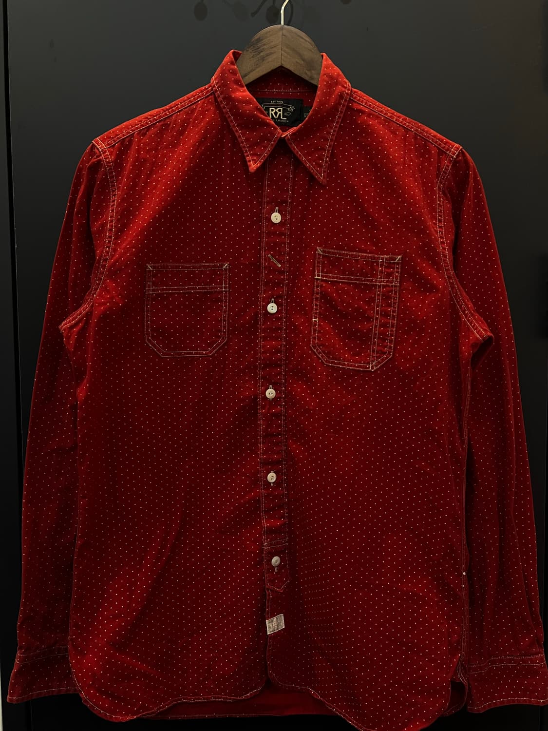 RRL 더블알엘 도트 워크셔츠 상품이미지1