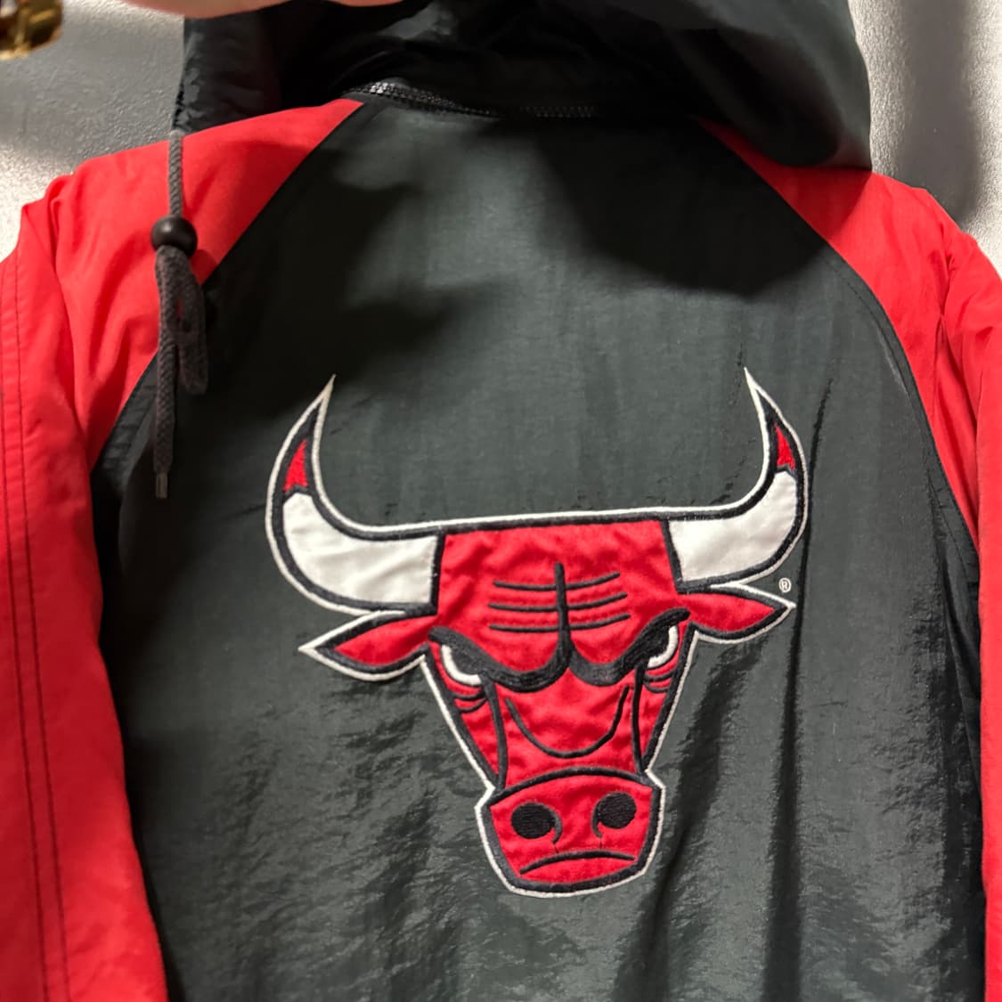 USA Ravens NBA 시카고 불스 빅 패치 올드스쿨 집업 자켓 상품이미지7