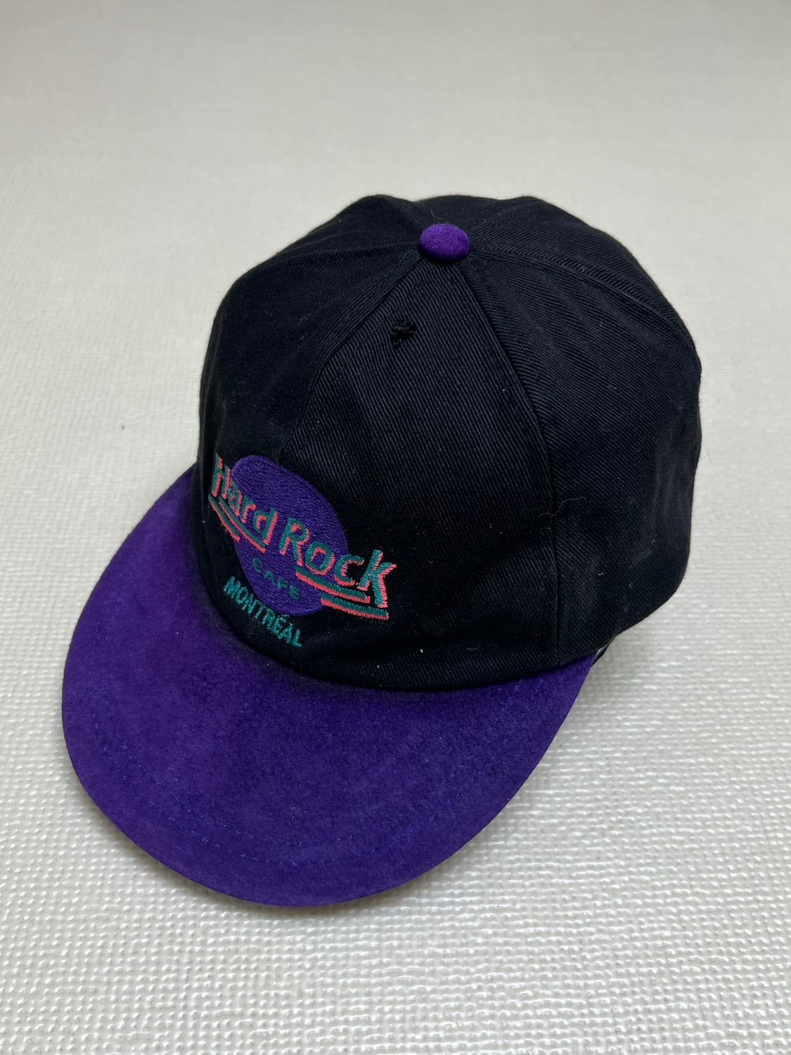 90s 하드락카페 몬트리올 볼캡 블랙/퍼플 상품이미지1