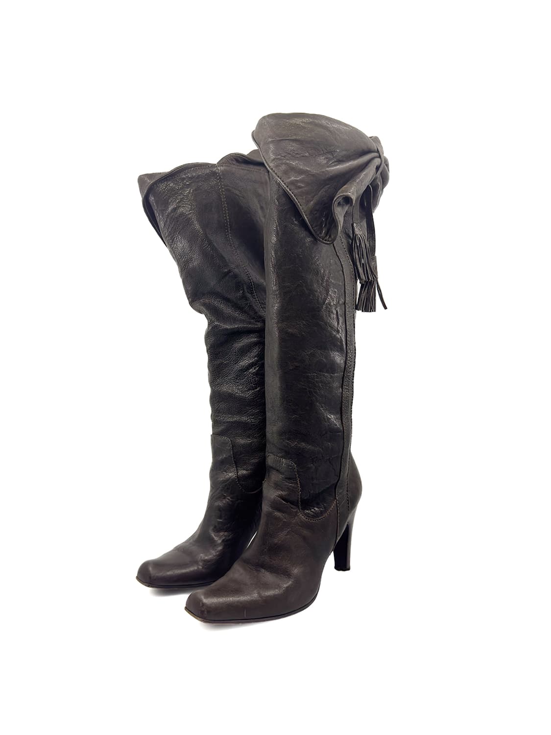 Sports Max Knee high Tassel Boots/ 37 상품이미지2