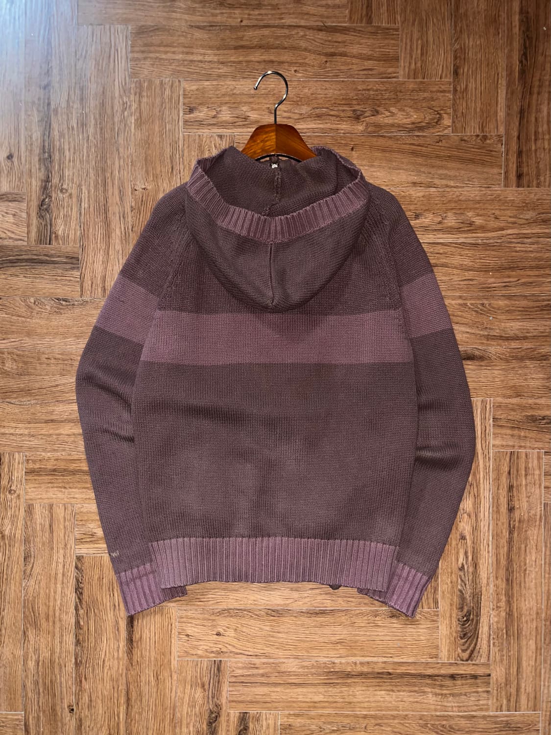 푸마 스트라이프 니트 후드집업 상품이미지7