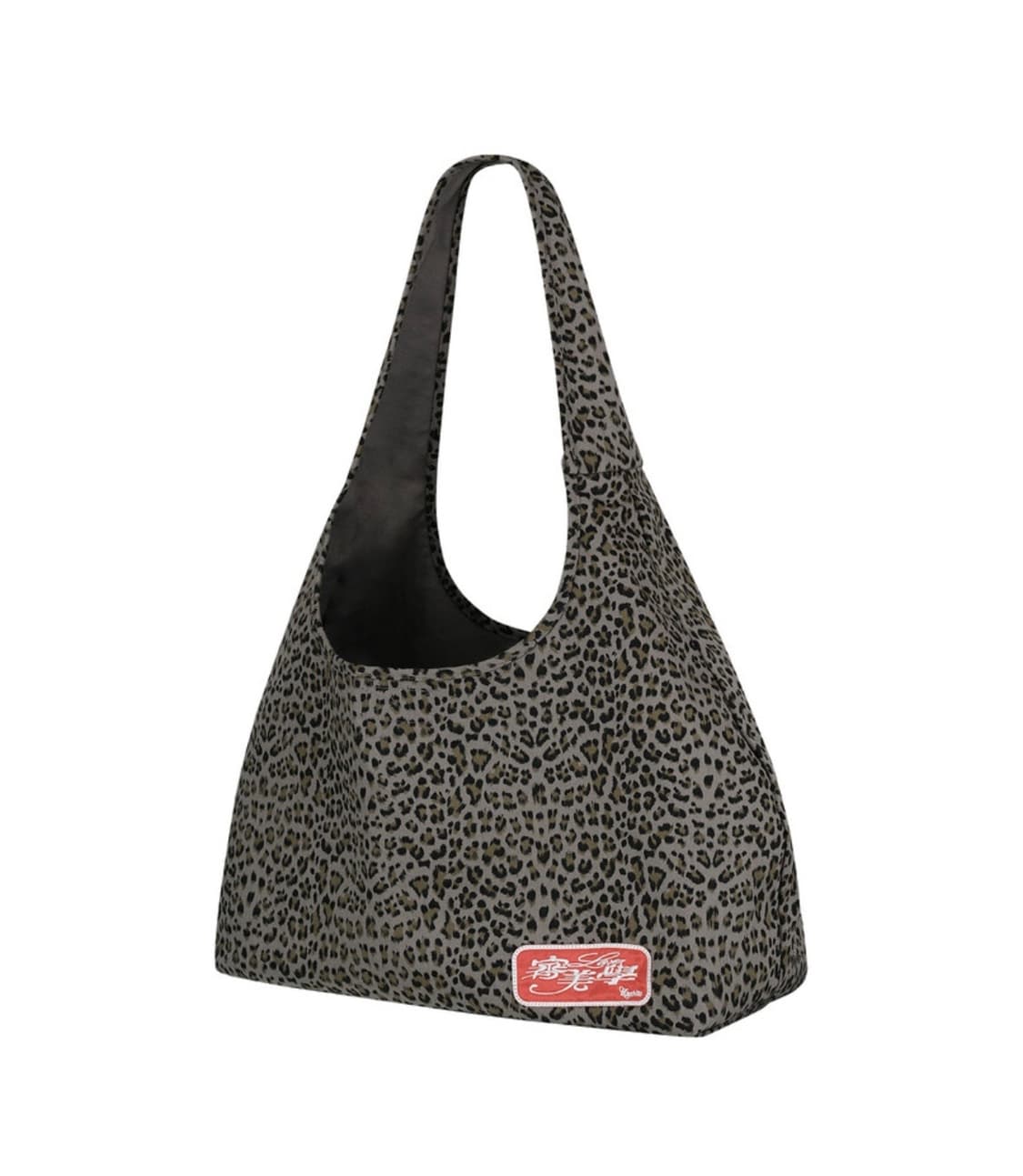카시코 Leopard Print 레오파드 프린트 숄더 백 블루 그레이 상품이미지1