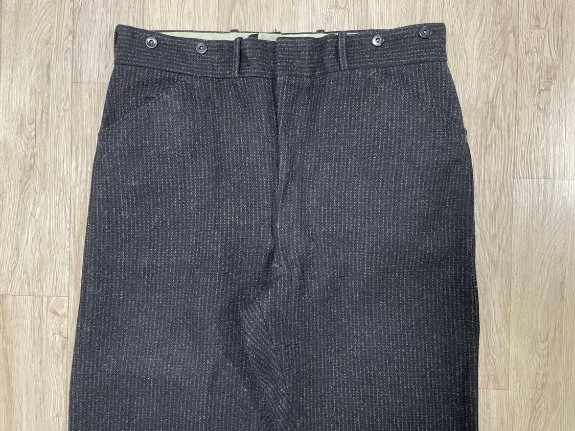 36~38) 70's 울리치 스트라이프 울 매키노팬츠(RRL&LVC&폴로 상품이미지5