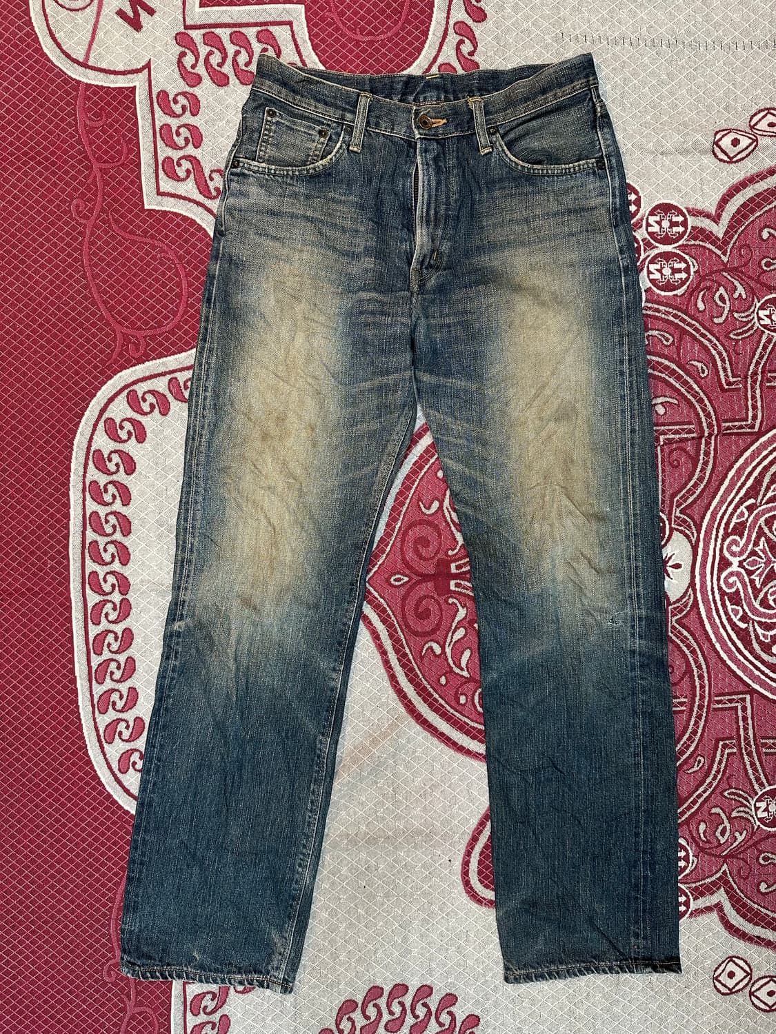 Edwin 505zx 오렌지탭 셀비지 데님 상품이미지1