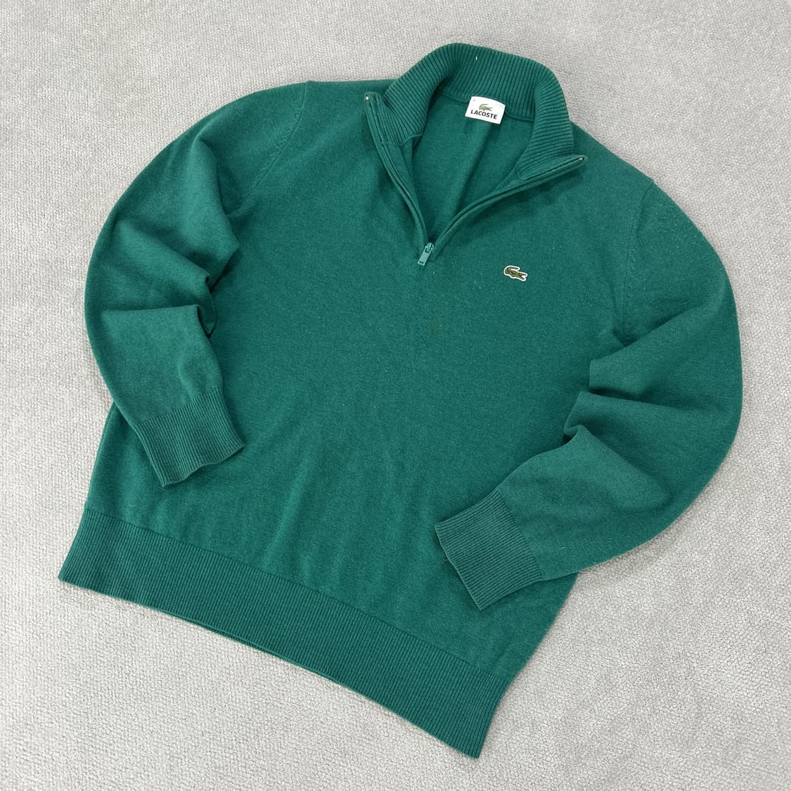 라코스테 그린 하프넥 니트 m 상품이미지1