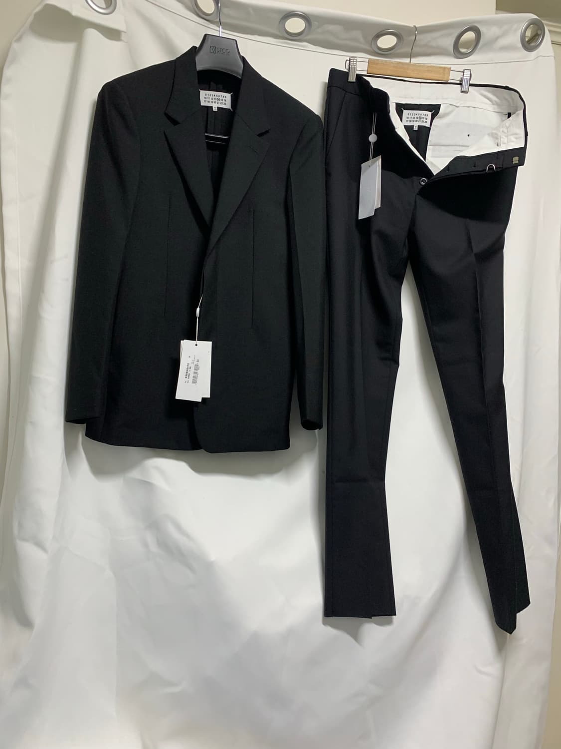 마르지엘라 블랙 수트 셋업 울100%20-21SS 50 상품이미지2