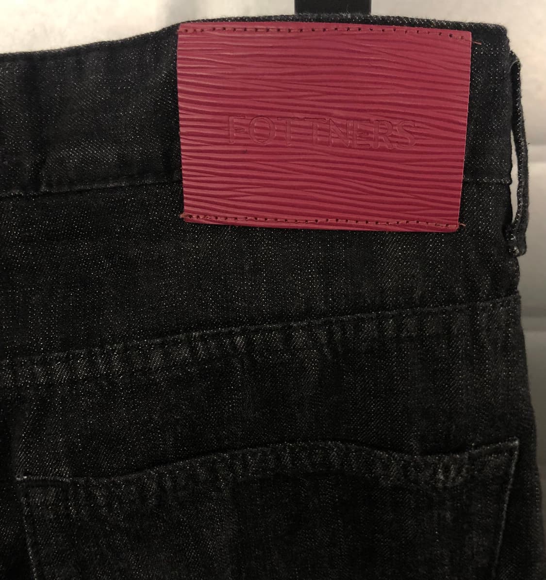 FOTTNERS 블랙 데님 팬츠 S 상품이미지5