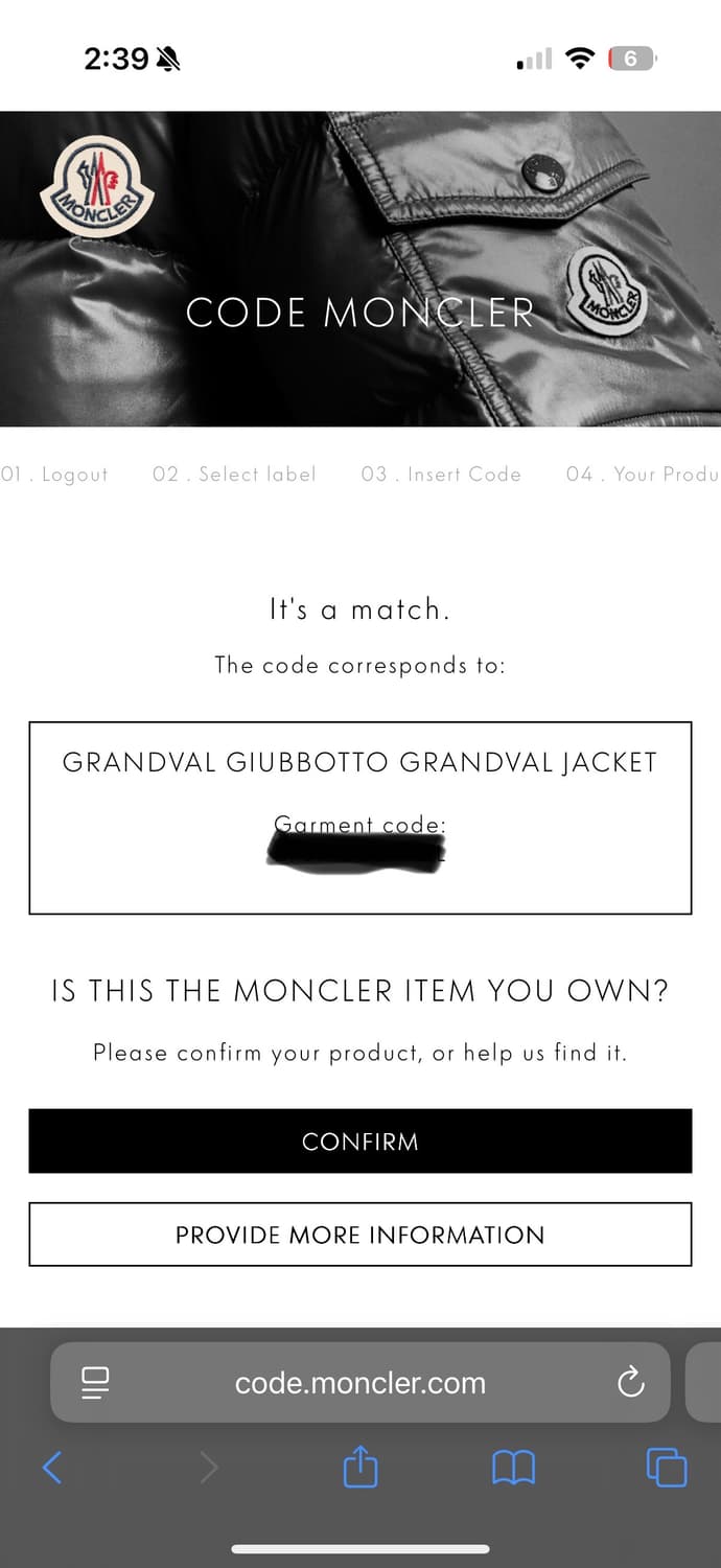 몽클레어 그랑발 퀼팅 패딩 상품이미지5