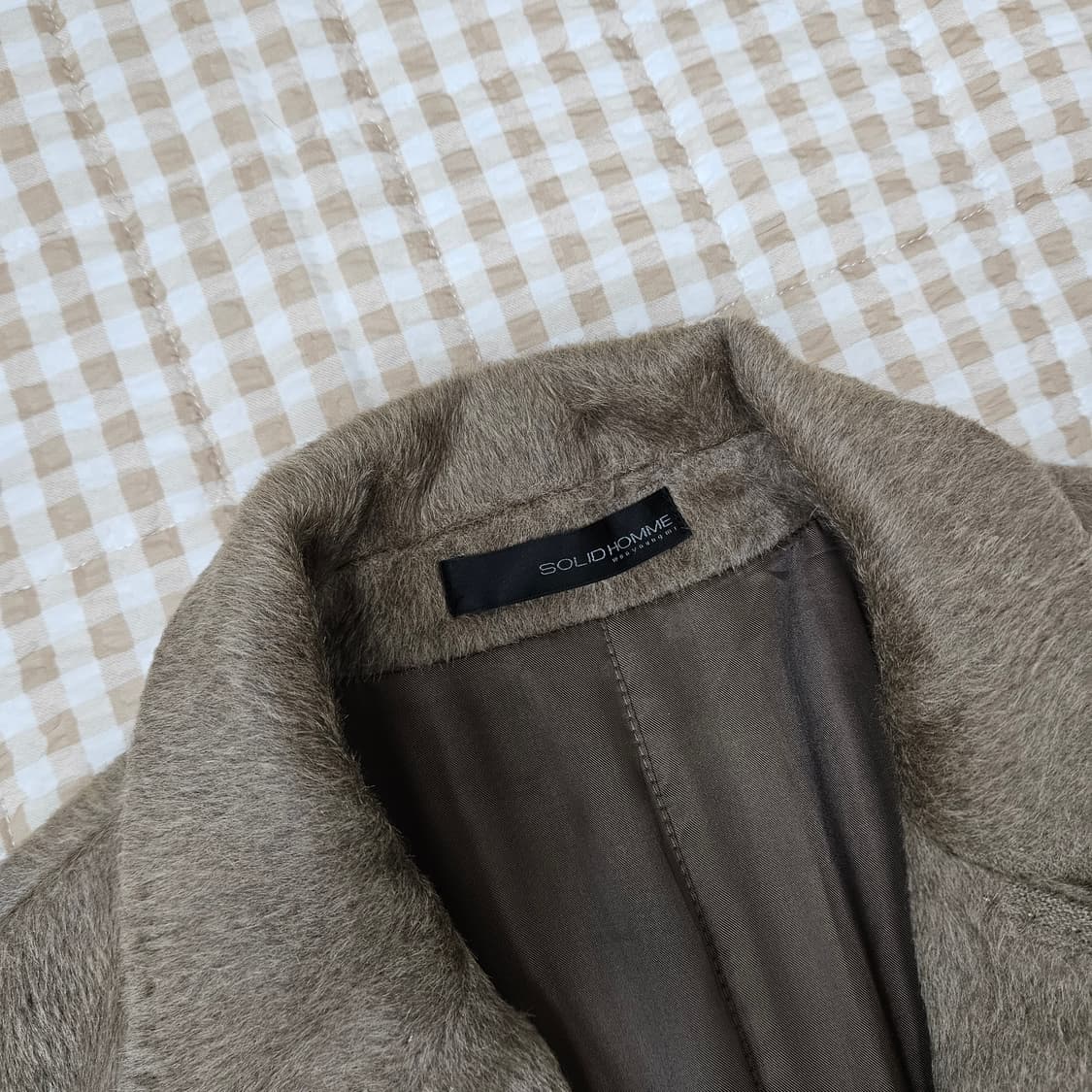 솔리드옴므 라마 슬림핏 코트 남자100 상품이미지2