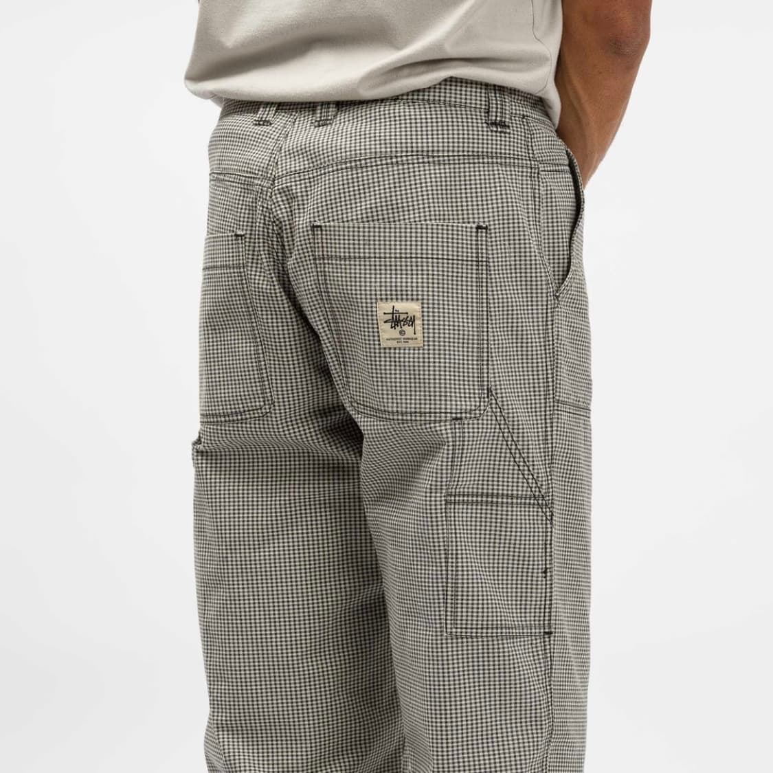 스투시 체크 워크팬츠 상품이미지3