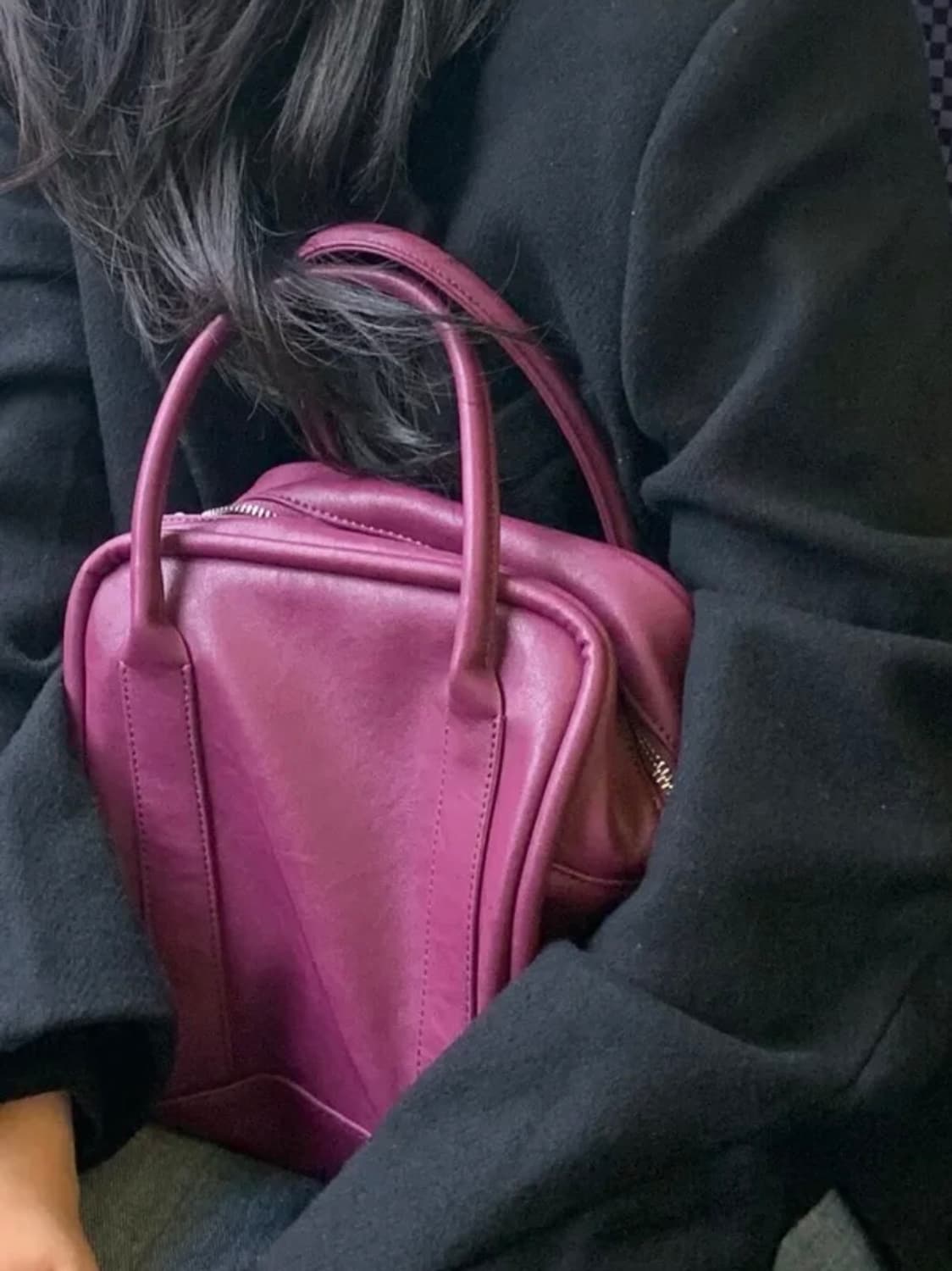 여밈 포도색 grape 박스백 상품이미지2