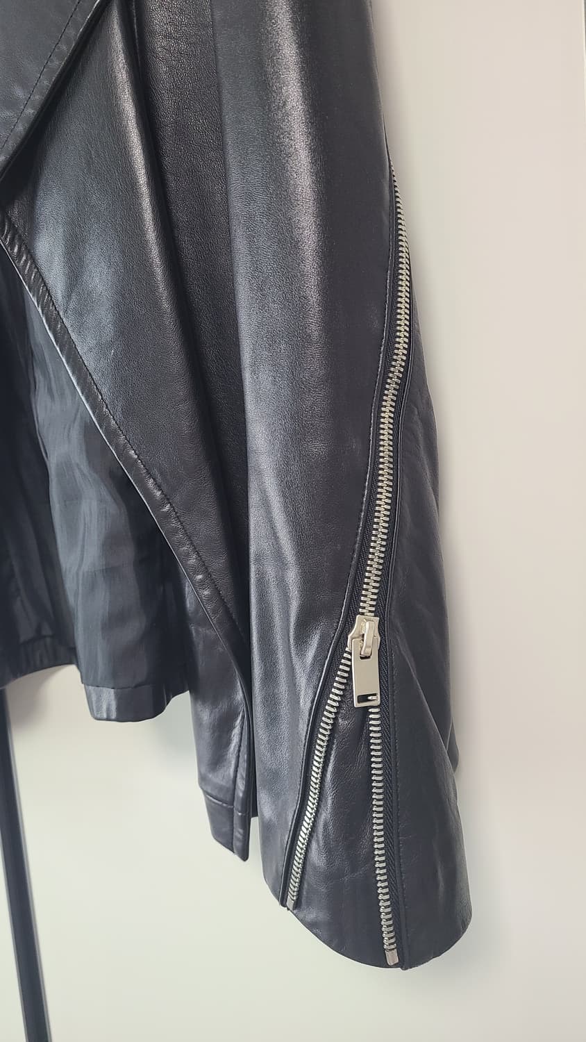 램스킨 여자 라이더 자켓 (44~55size) 상품이미지3