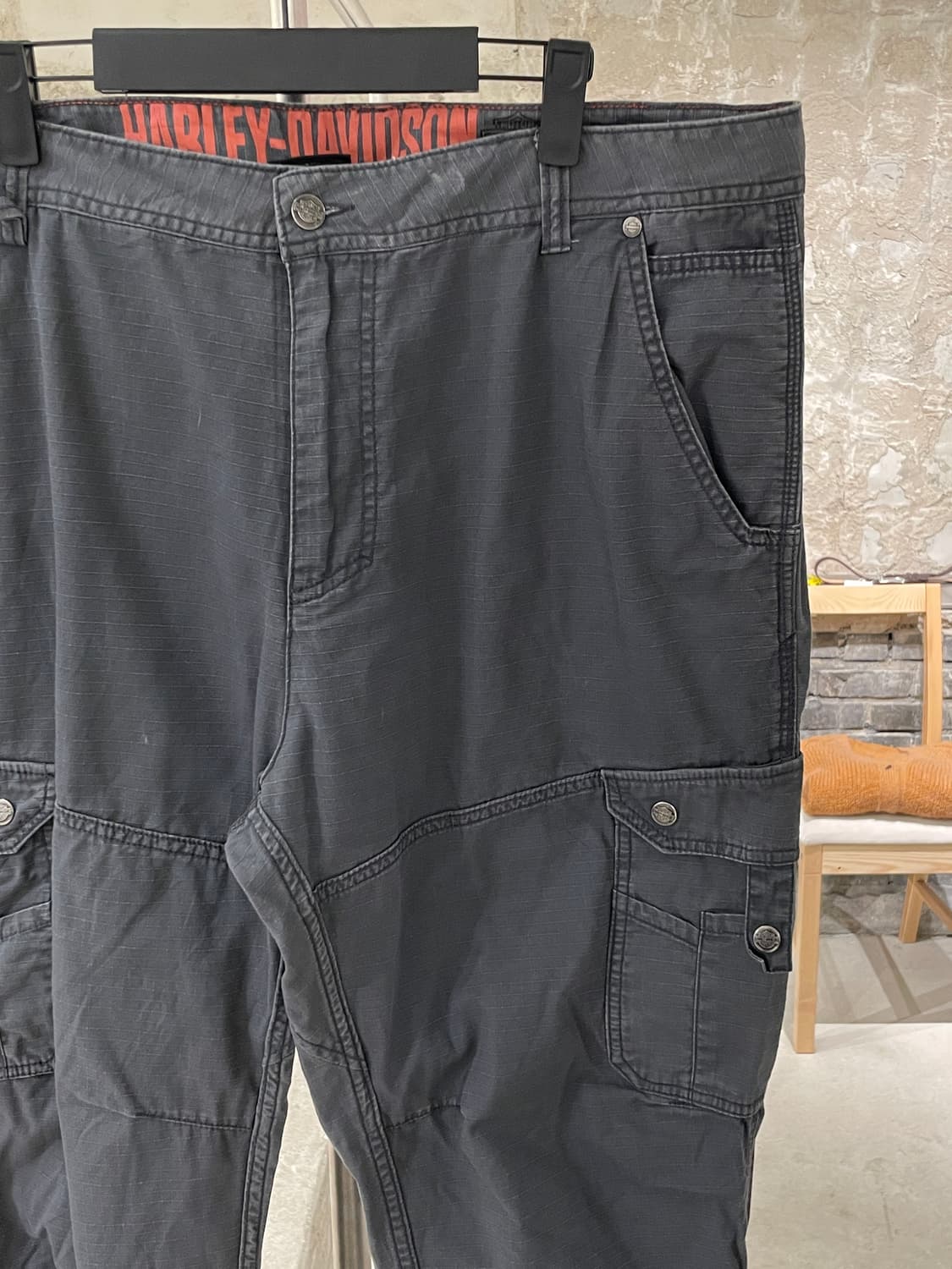 할리 데이비슨 스톤 코튼 카고 팬츠 상품이미지3