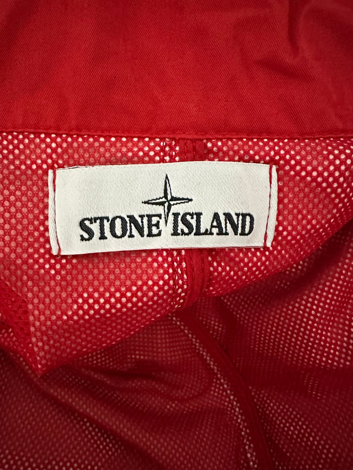[S size] 스톤아일랜드 나일론 메탈 블루종 레드 상품이미지6