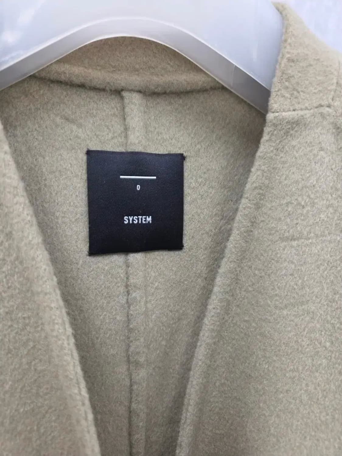 여성 66size 시스템 캐시미어 울 혼방 롱조끼 코트 상품이미지3