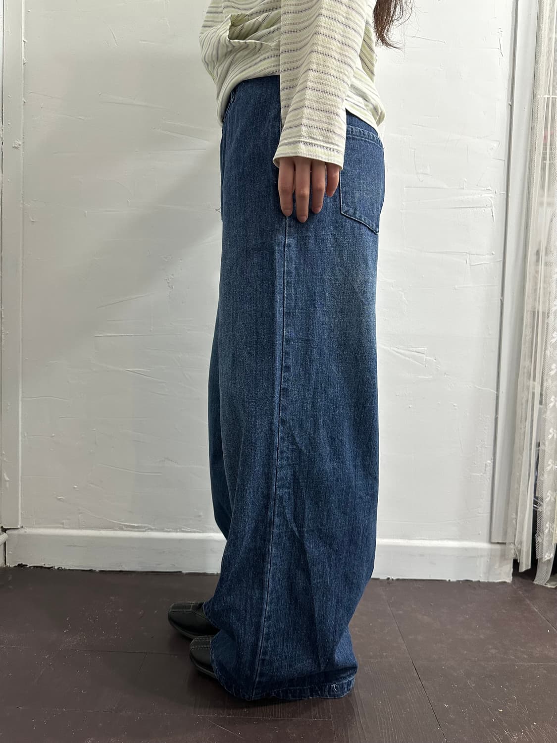 grl wide denim pants 상품이미지6