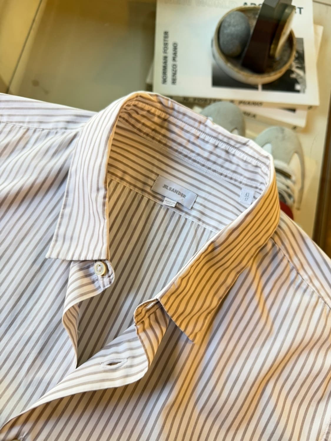 질샌더 셔츠 슬림100 상품이미지9