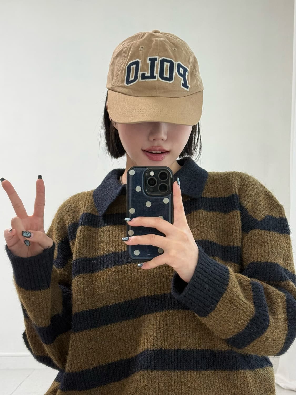 폴로 스펠아웃 베이지 캡 상품이미지2