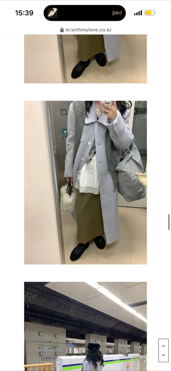 withmylove 태향옷장 Mode Wool Boucle Coat 상품이미지2