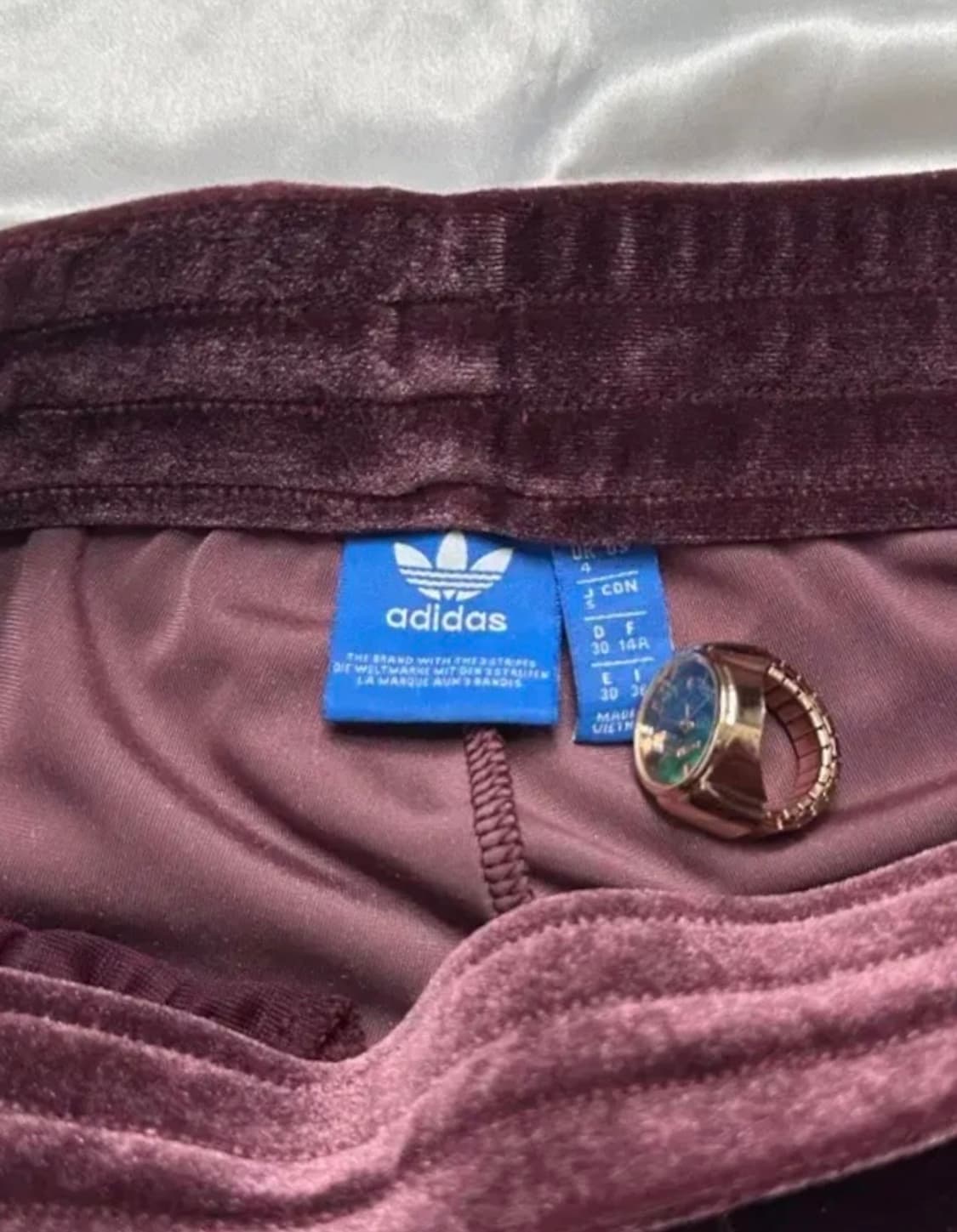 [레전드매물✨] 아디다스 버건디 벨벳 트랙탑 져지세트 상품이미지7